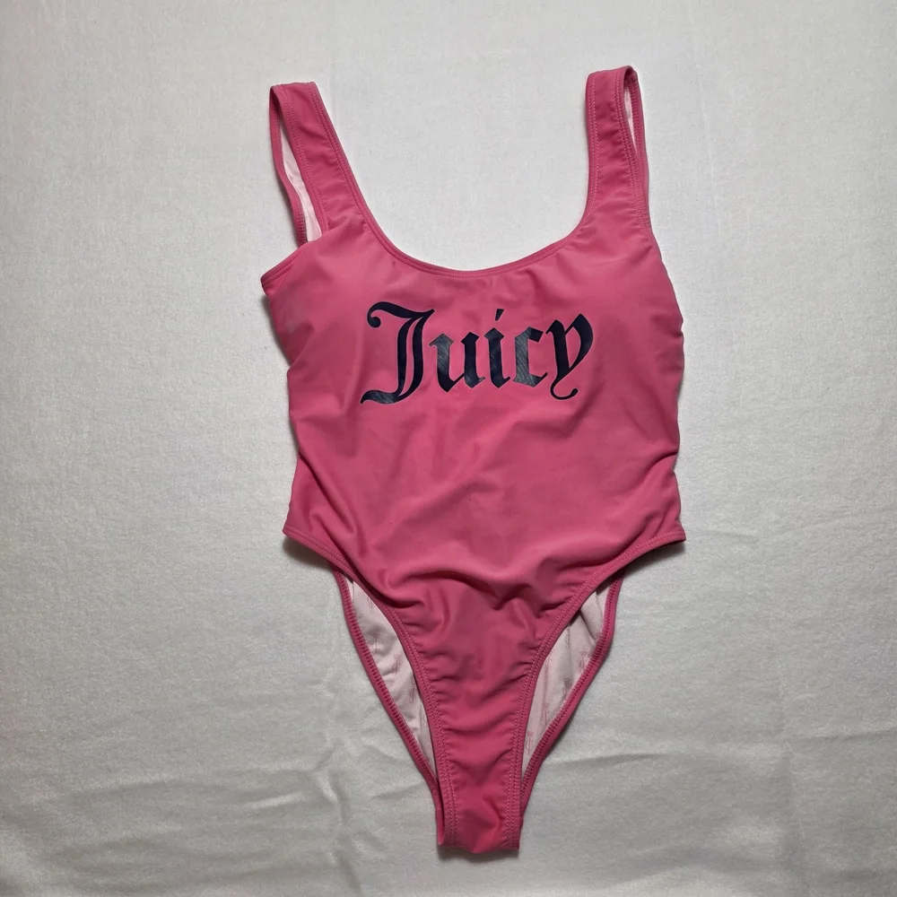 Juicy Couture‎ Pink Bodysuit High-Cut One Piece Size XS